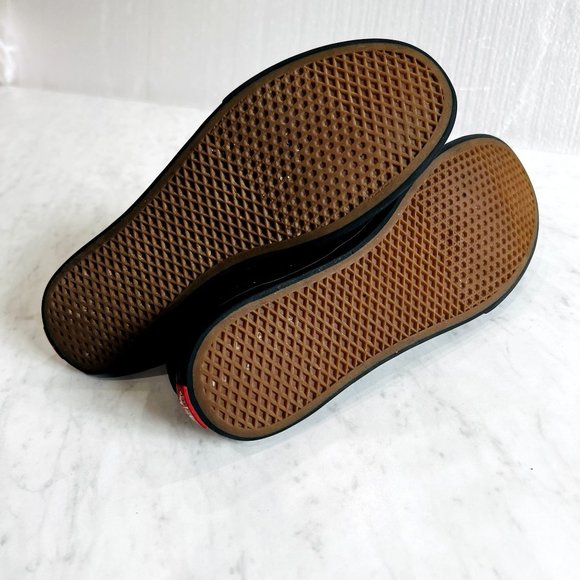 Vans Off the Wall Black Casual Canvas Sneakers Women US 7, UK 4.5 - Picture 7 of 8